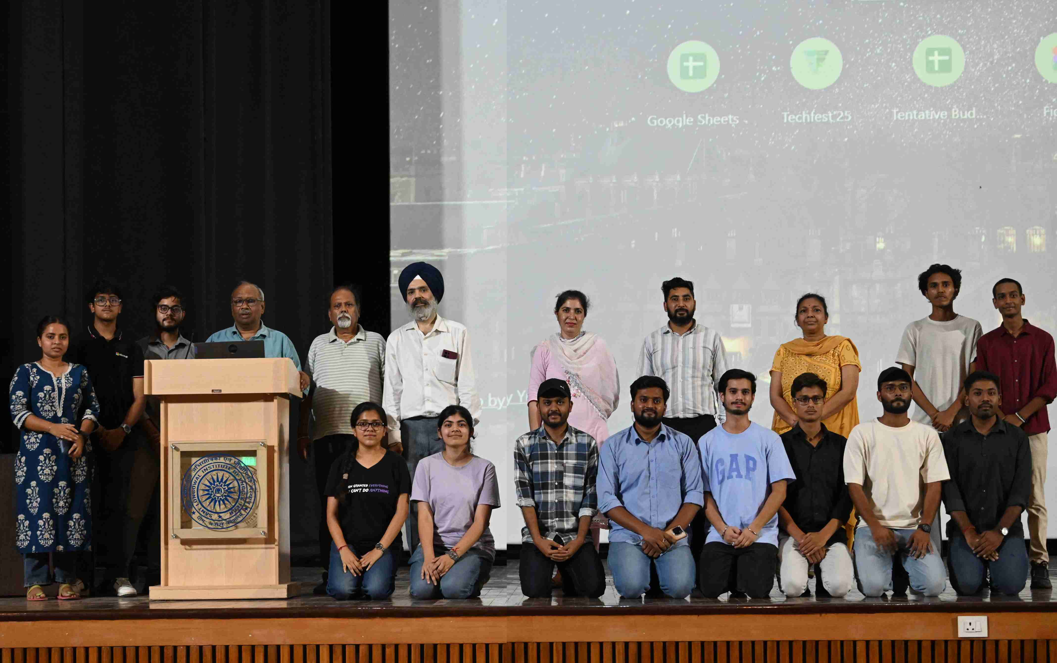 Bipanshu Kumar at the website launch during Techfest 2025
